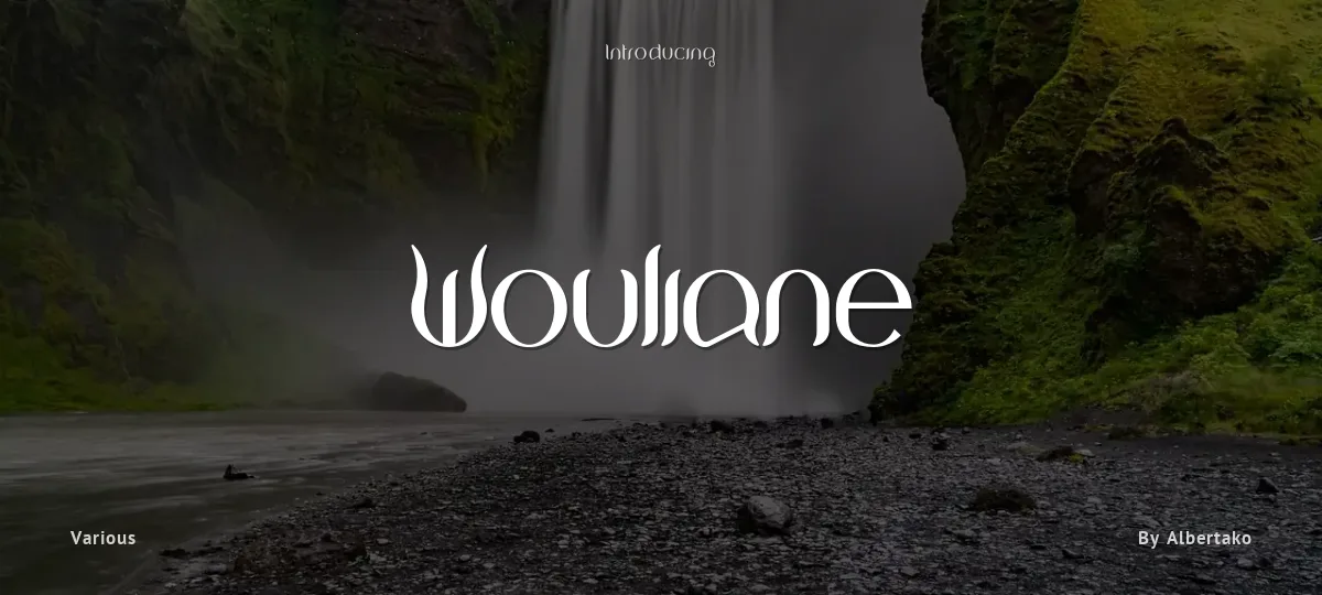 Wouliane font preview
