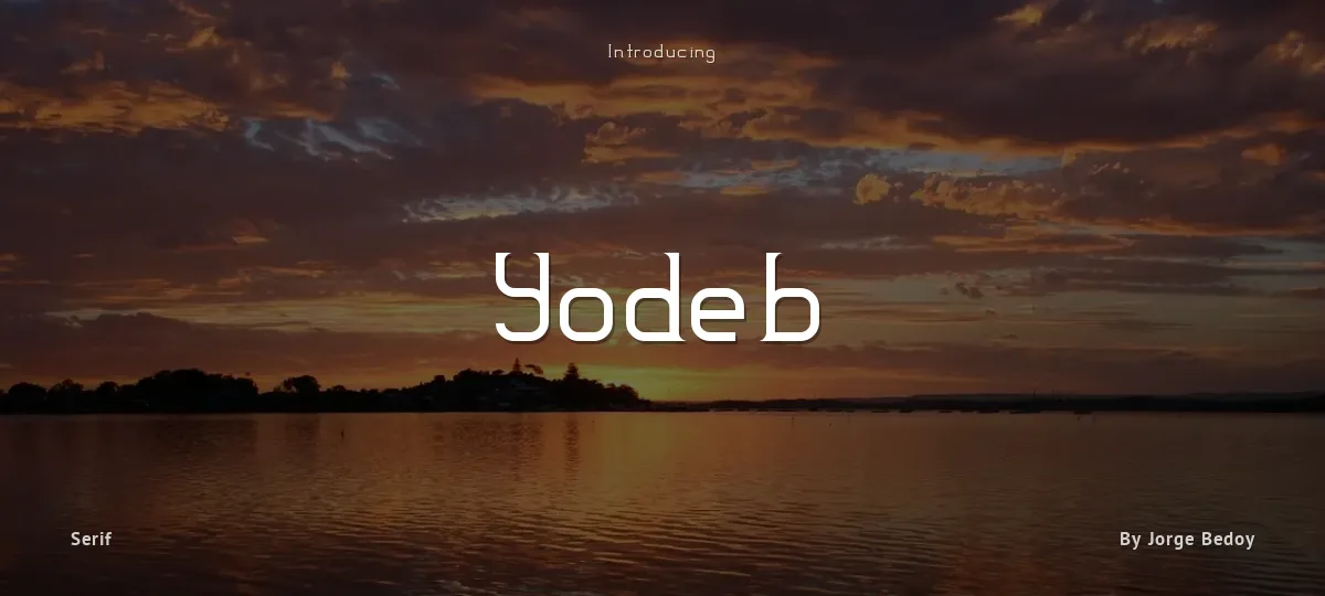 Yodeb font preview