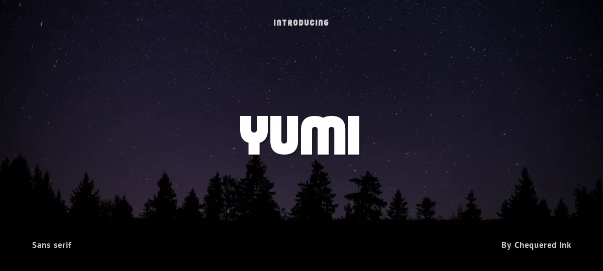 Yumi font preview